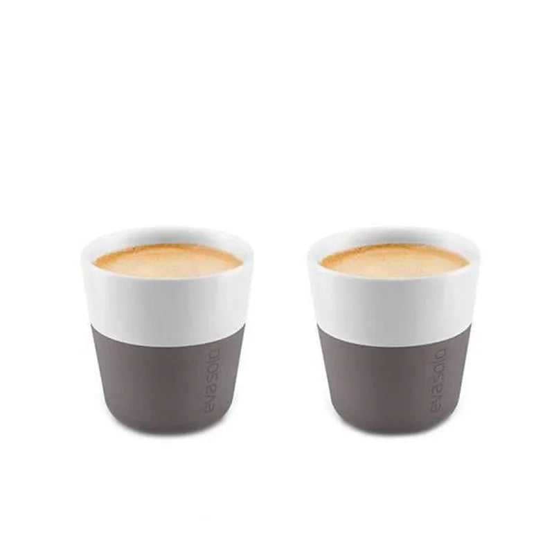 Set 2 Tazas Espresso Gris