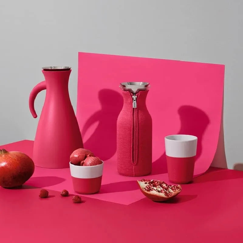 Set 2 Tazas Lungo Rojo Baya