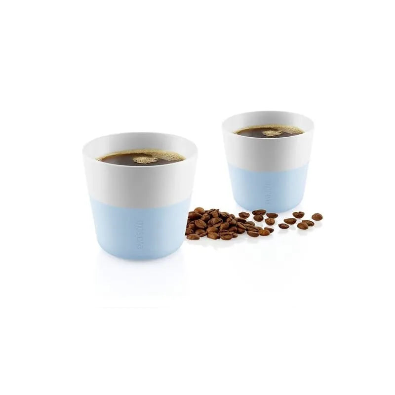 Set 2 Tazas Lungo Azul Cálido