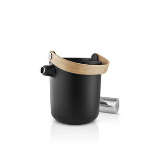 Termo Nórdico Para el Té de Cocina Negro