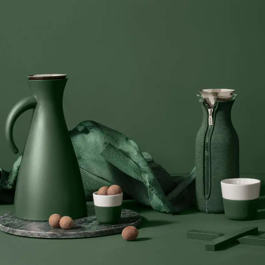 Jarra con Funda Verde Esmeralda 1 Litro