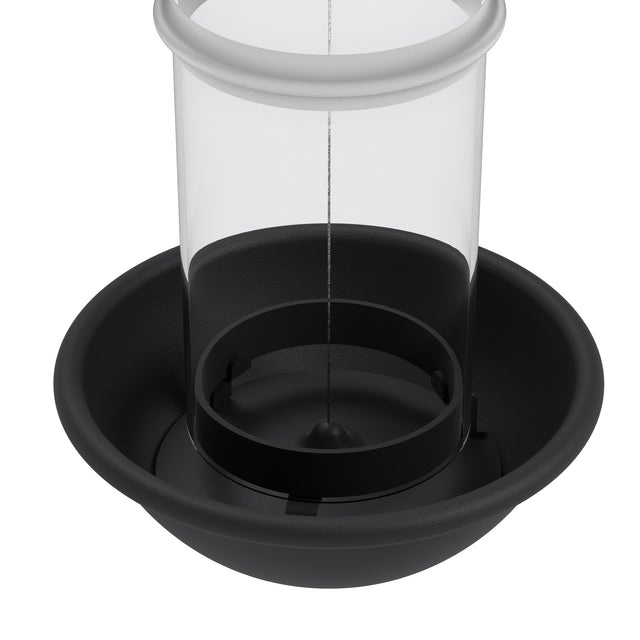 Alimentador Para Aves Negro de Lujo