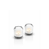 Set 2 Portavelas Acorn Transparente