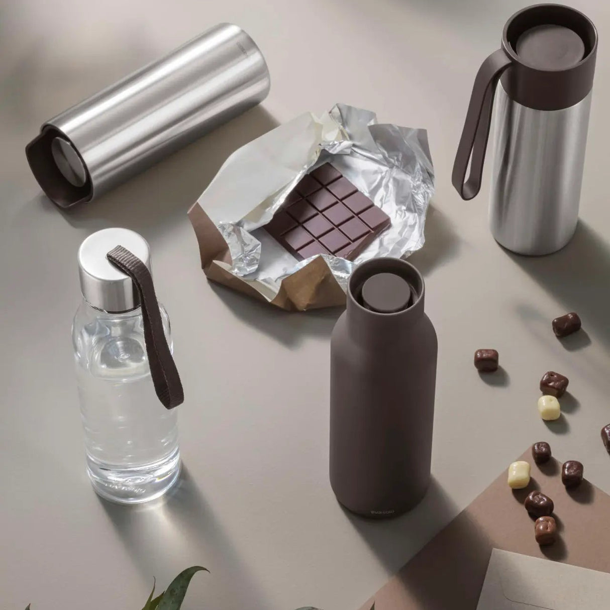 Botella Urbano Flask Chocolate