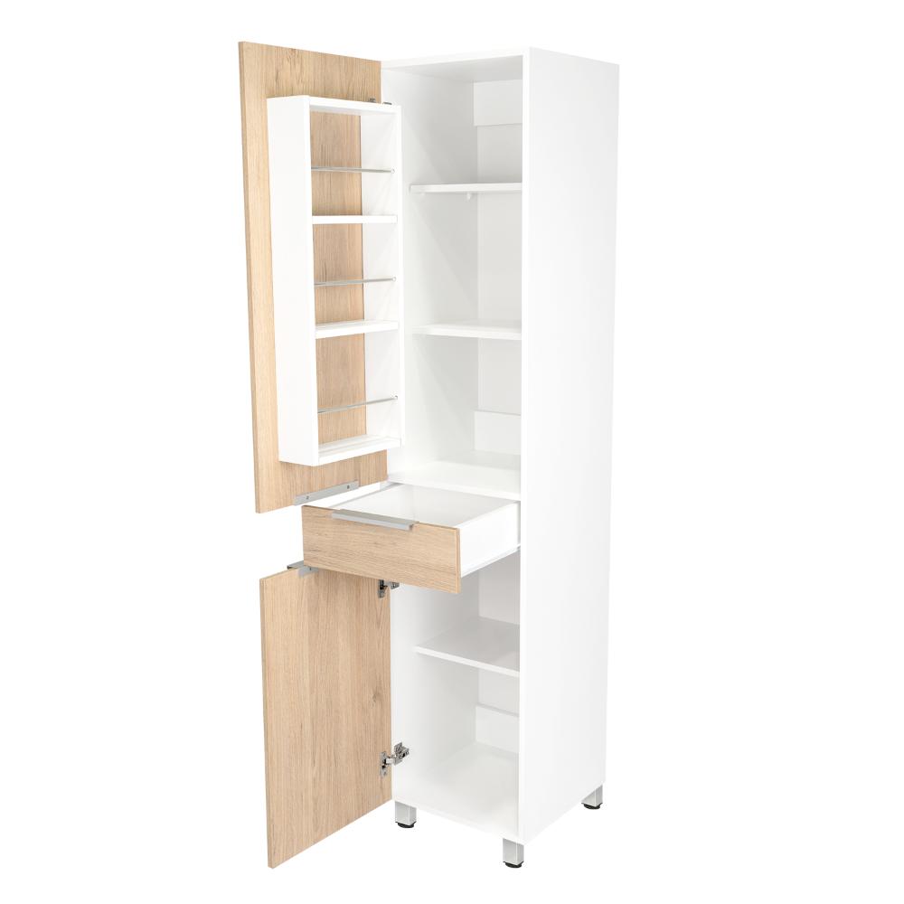 Alacena De Cocina Melia Blanco y Rovere