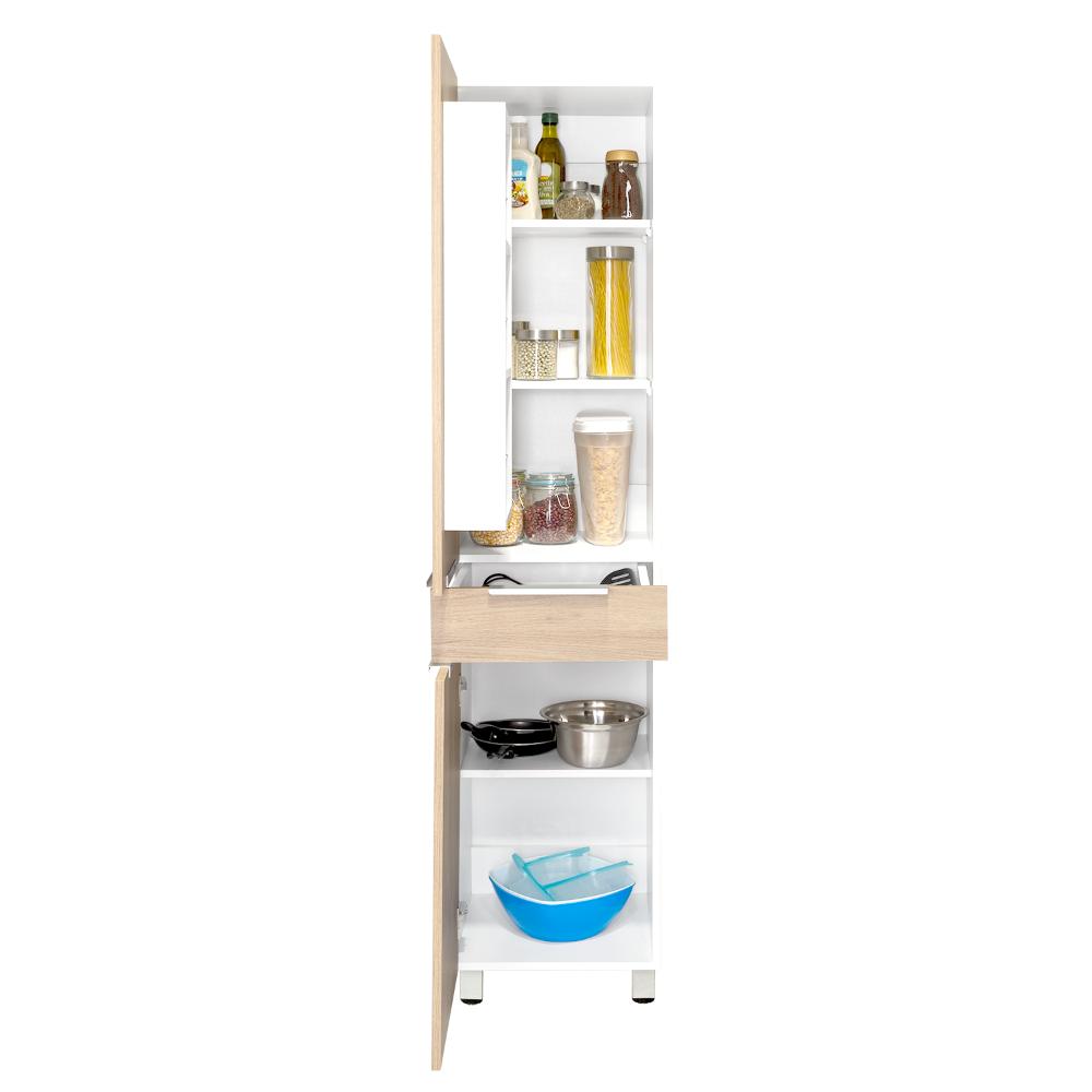Alacena De Cocina Melia Blanco y Rovere