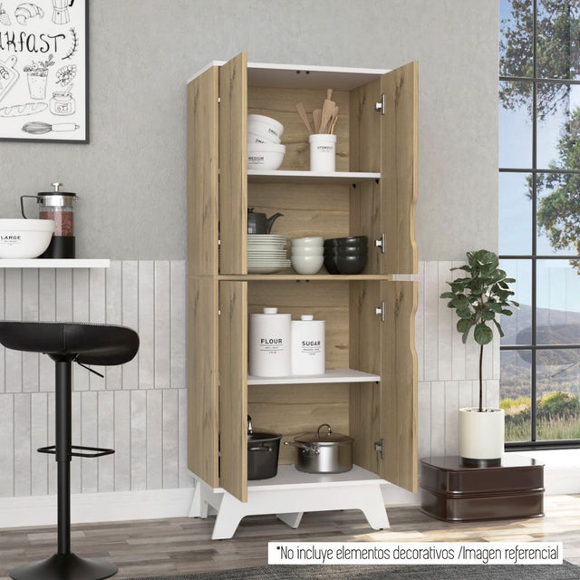 Alacena De Cocina BI Duna y Blanco