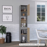 Alacena Kitchen Hasselt Gris y Rovere