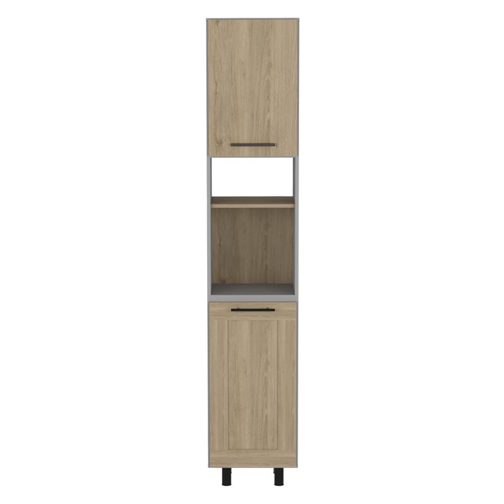 Alacena Kitchen Hasselt Gris y Rovere
