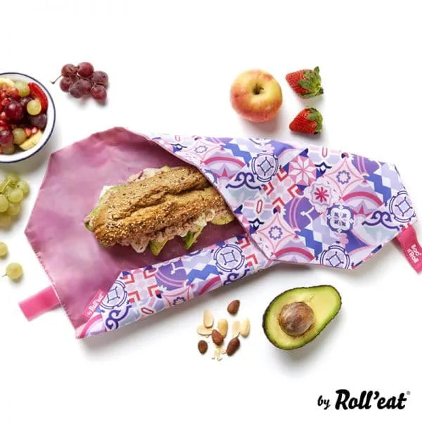 Porta Sandwich Patchwork Purple