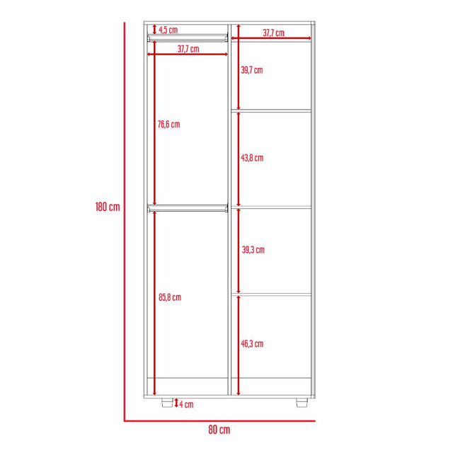Closet Tera Wengue y Negro