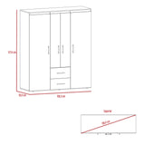 Closet Bariloche Eco 150 Wengue