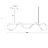Lámpara Colgante de Aluminio Negro Chiba