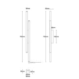 Apliqué de Aluminio Color Negro Delft 2