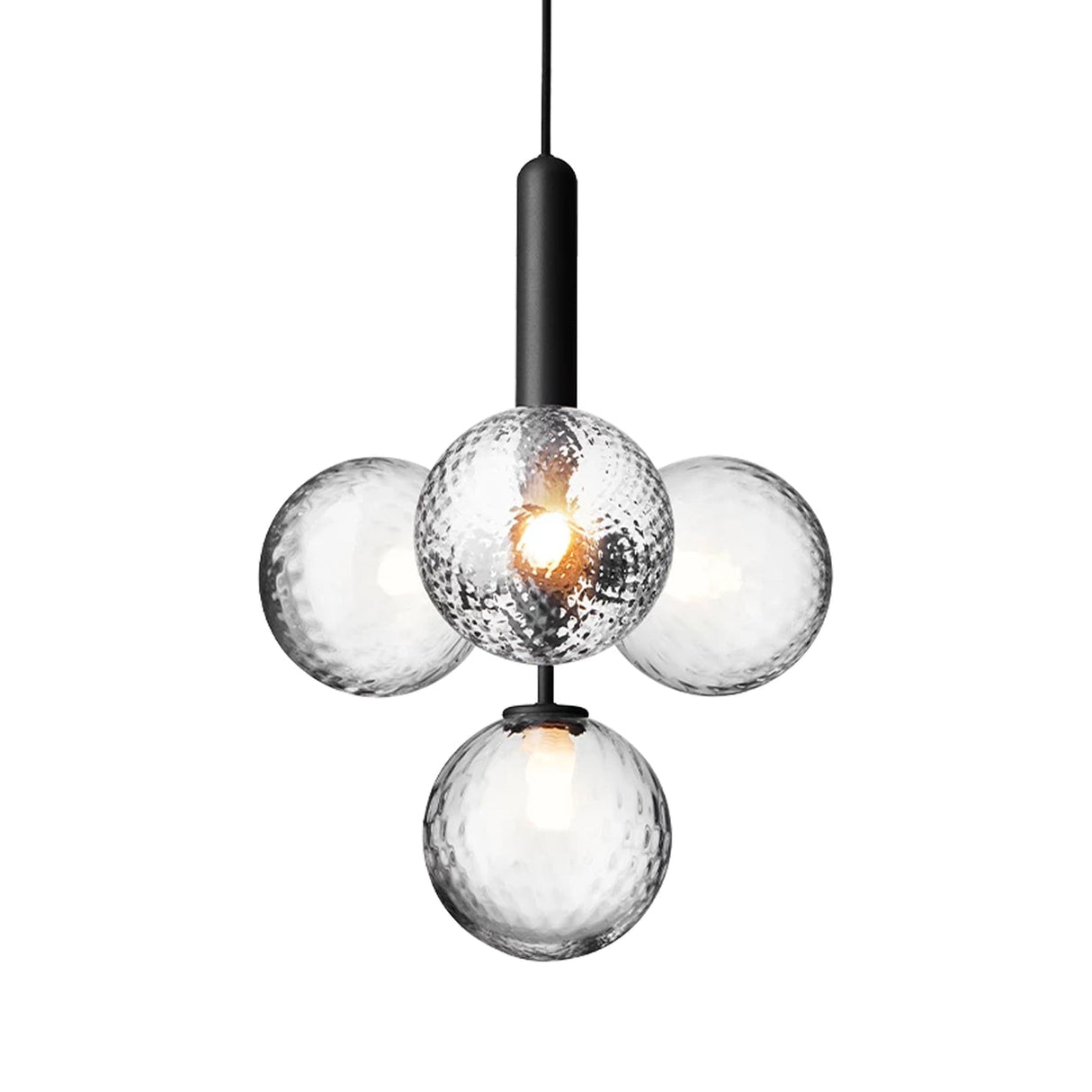 Lámpara Colgante de Vidrio Loft Cristal 4
