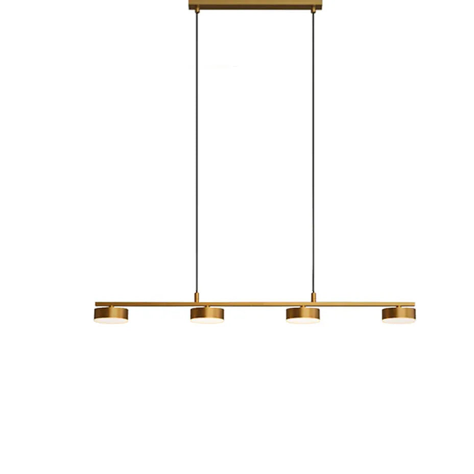 Lámpara Colgante de Aluminio Dorado Led Lignet 4