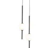 Lámpara Colgante Negro End Light 2 Esferas