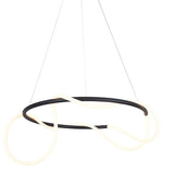 Lámpara Colgante de Aluminio Negro Sendai