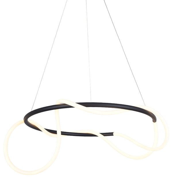 Lámpara Colgante de Aluminio Negro Sendai