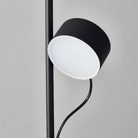 Lámpara de Pie de Aluminio Negro Frosta