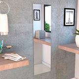 Espejo Sencillo Amalfi, Gris, Con Forma Rectangular