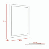 Espejo Catania Con Marco Externo En Sandblasting