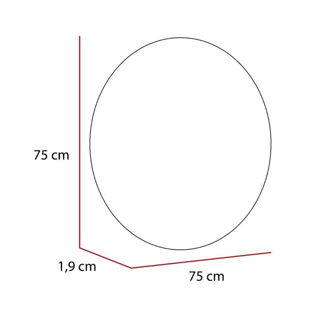 Espejo Capri Con Forma Circular