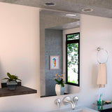 Espejo Garda Gris Con Diseño Moderno, Práctico y Funcional