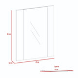 Espejo Flotante Madrid Wengue