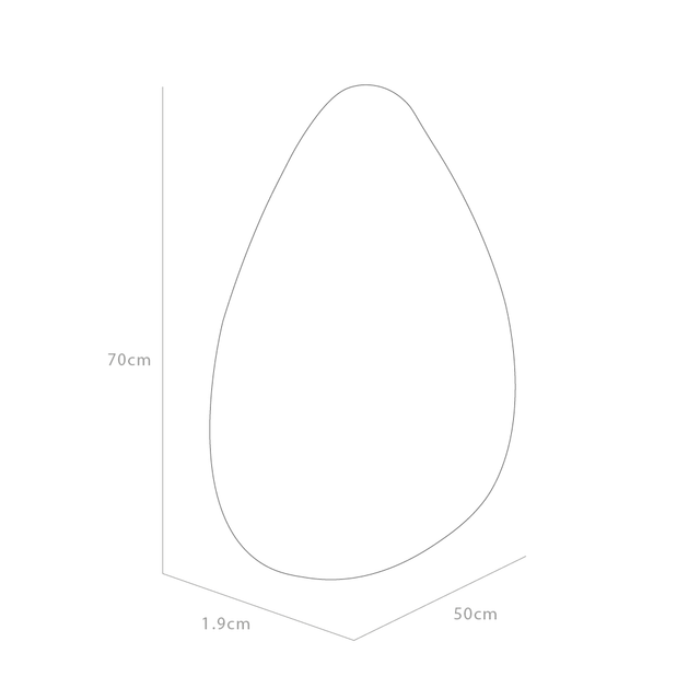 Espejo En Forma De Gota En Gota Sakura