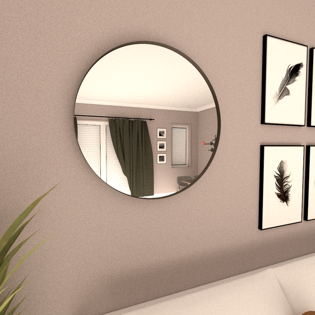 Espejo Lisboa Con Forma Circular