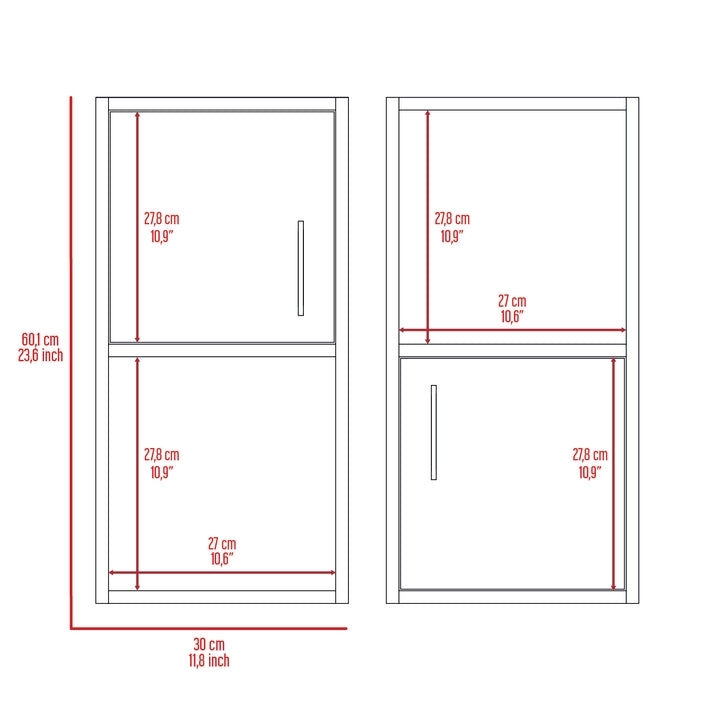 Mueble Auxiliar 2 Puertas Bardolino