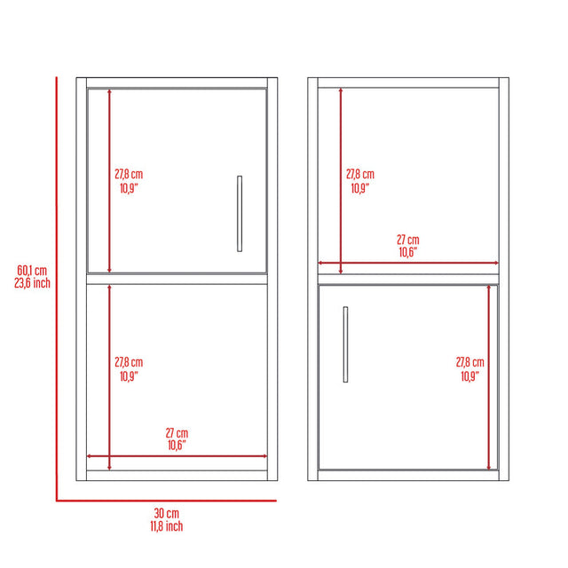 Mueble Auxiliar 2 Puertas Bardolino