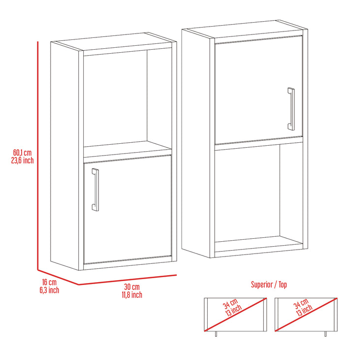 Mueble Auxiliar 2 Puertas Bardolino