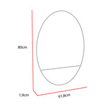 Espejo Ferrara Sencillo Forma Ovalada