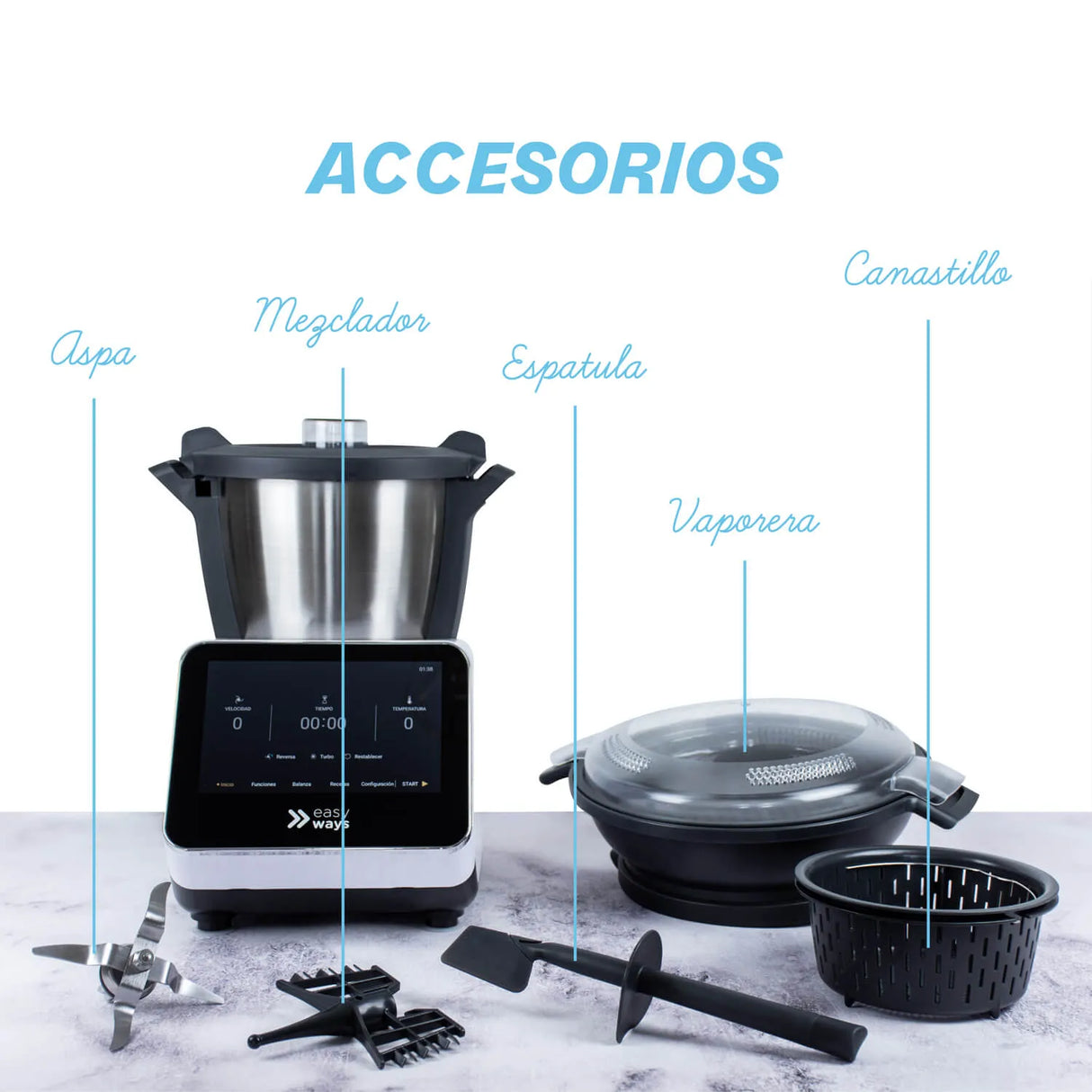 Robot de Cocina Kitchen Grand Connect 3 Litros