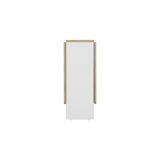 Mesa Abatible Compact Blanco y Macadamia
