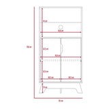 Mueble de Microondas Bajo BI Color