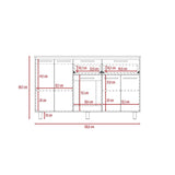 Modulo Inferior Kitchen Hasselt Gris y Rovere