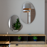 Set de Espejos Leo Con Forma Irregular