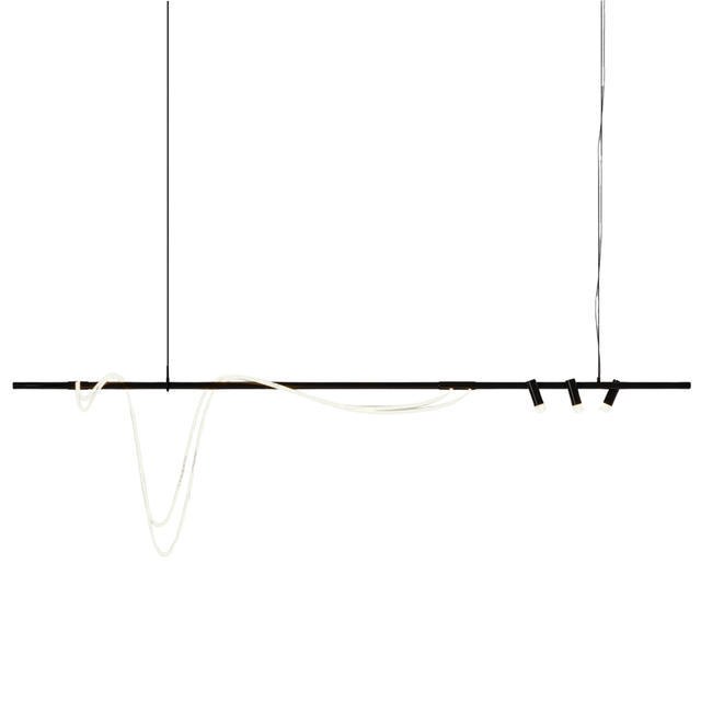 Lámpara Colgante Metálica Negra Neo