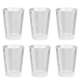 Set 6 Vasos Pilastro