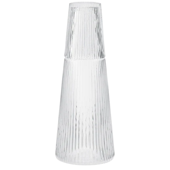 Botella con Vaso Pilastro
