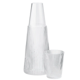 Botella con Vaso Pilastro