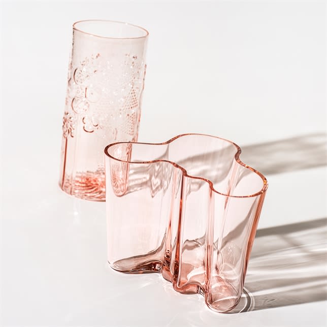 Florero Rosado Salmón Alvar Aalto 160 mm