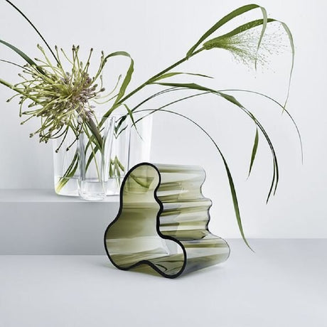 Florero Verde Musgo Alvar Aalto 160 mm