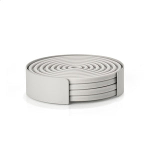 Set de 4 Posavasos Rocks Gris Cálido