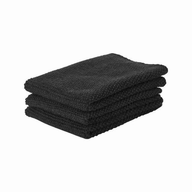 Set 3 Paños de Platos Negros