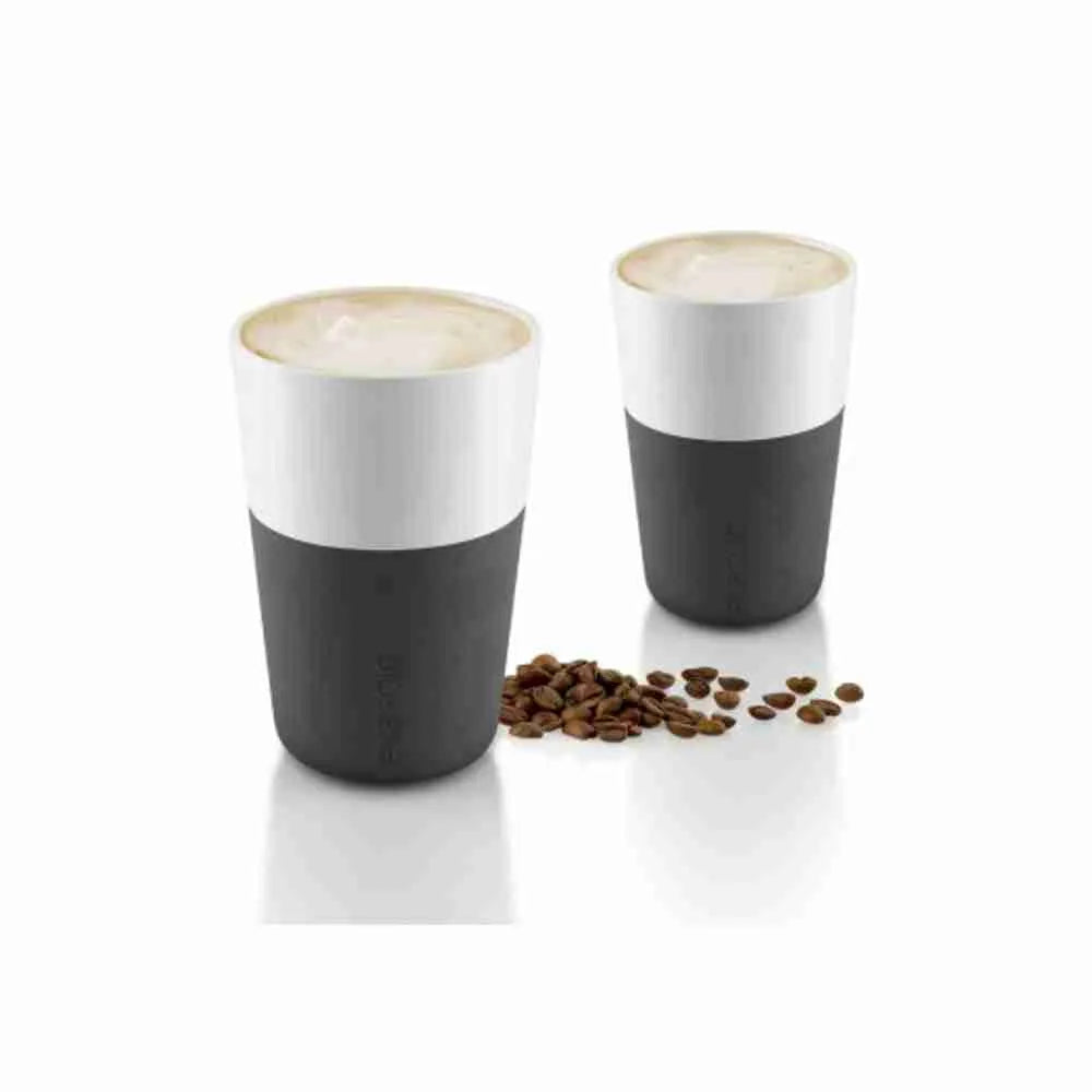 Set Dos Tazas Latte Black