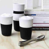 Set Dos Tazas Latte Black